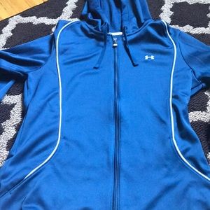 Under Armour Navy Zip Hoodie - Size Medium